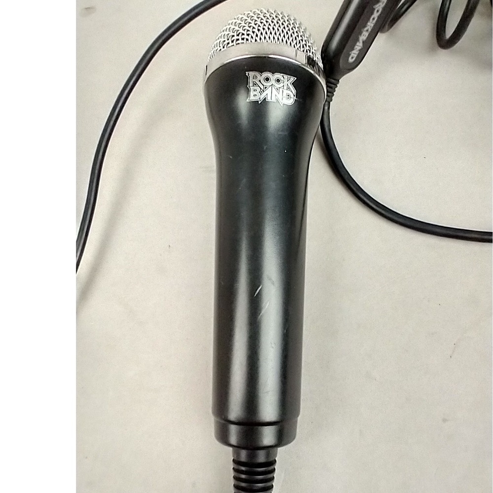 Logitech Rock Band USB Wired Microphone E-UR20 Black Silver Gaming Mic